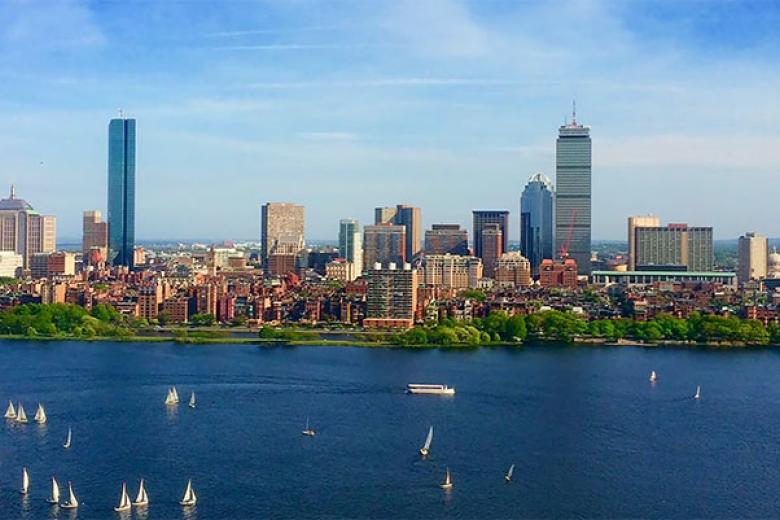 Boston waterfront and skyline