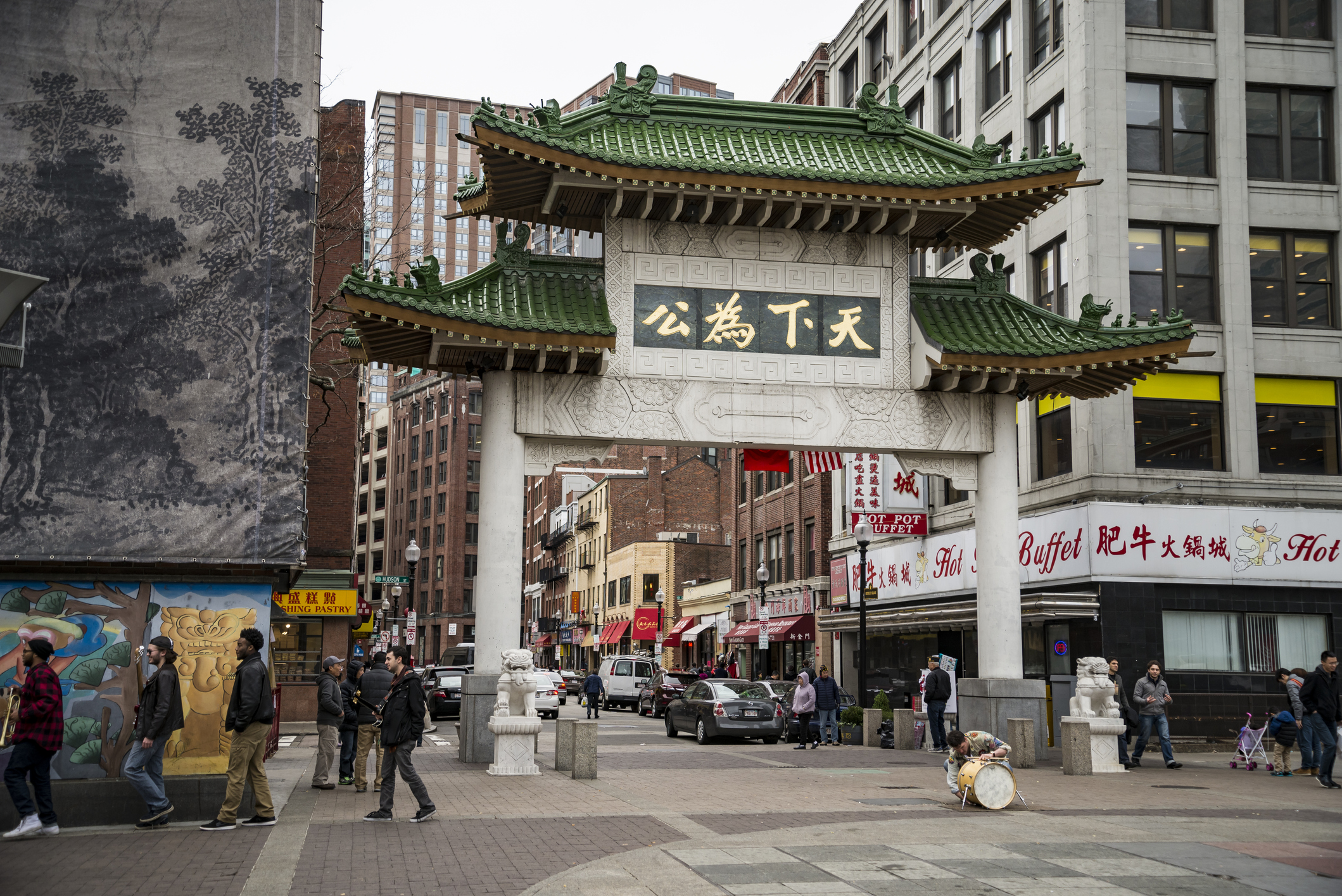chinatown gate in Boston